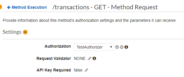 set authorizer