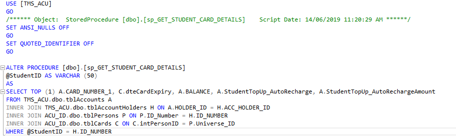 Stored Procedure