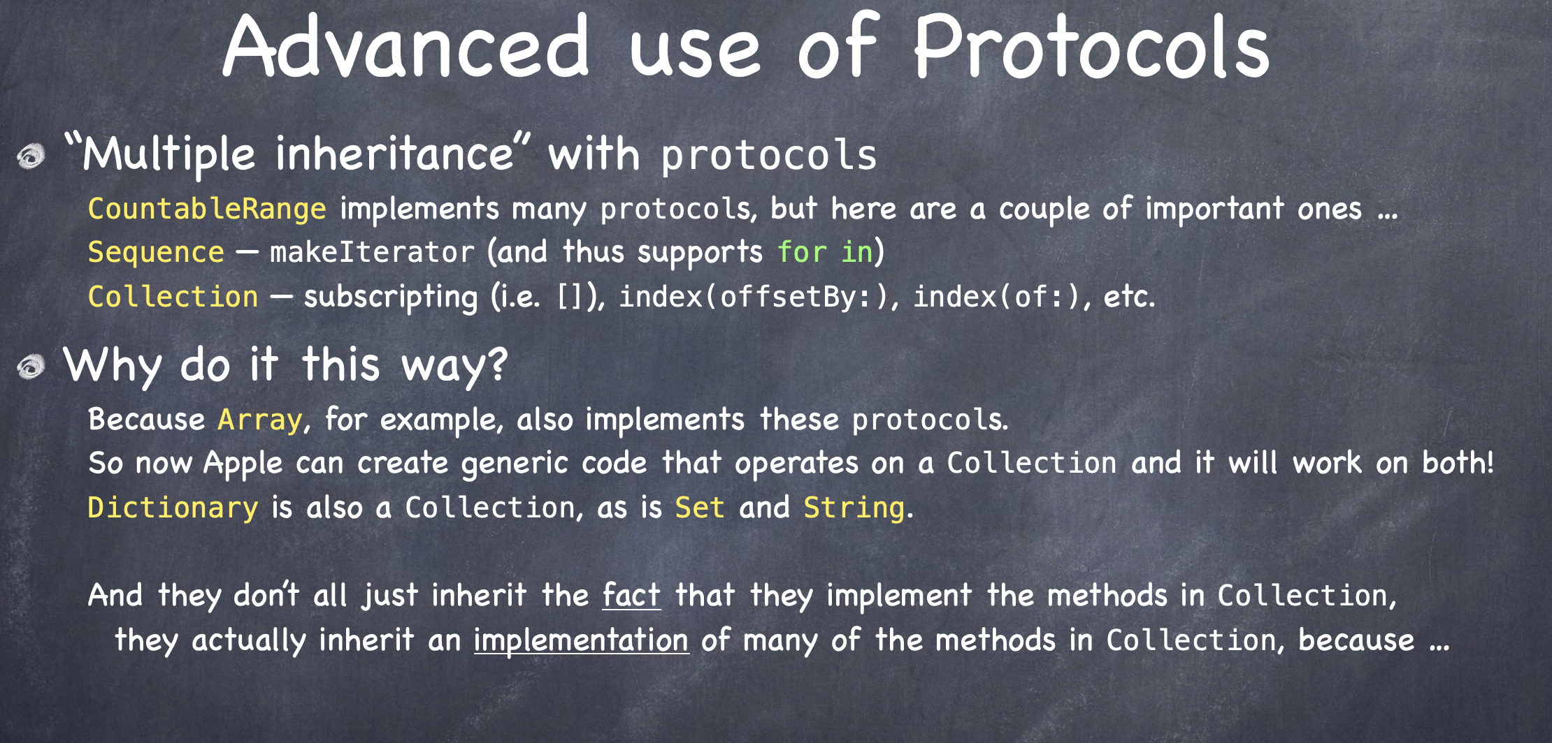 protocol multiple inheritance