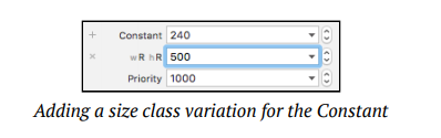 wR hR constant size